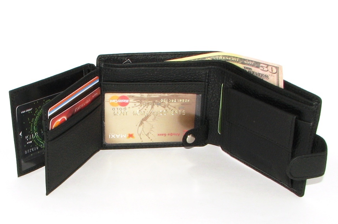 Кошелек мужской ST102 BLACK Кошелек мужской ST102 BLACK
